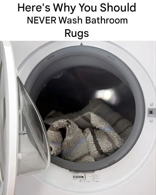 Why Bathroom Mats Shouldn’t Go in Your Washer