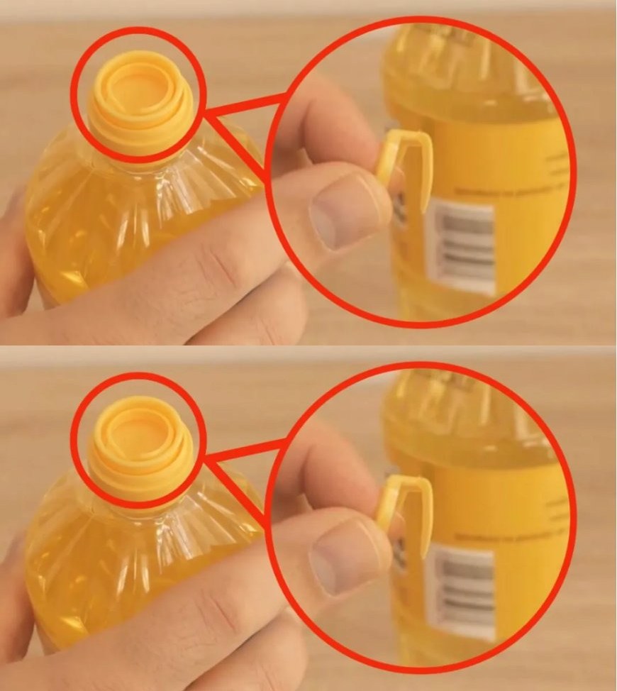 Don’t throw away that piece of plastic! See what this oil bottle element is really for – Save time, money and nerves!