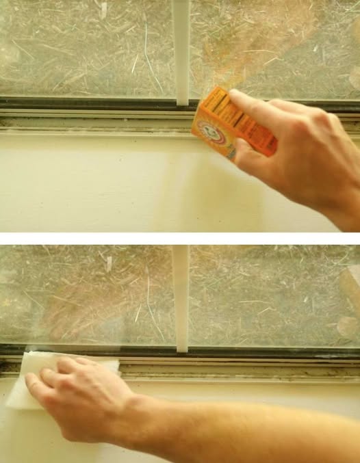 Here’s the fastest and easiest way to clean nasty window and sliding door tracks