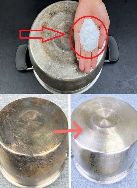 How to Naturally Clean Burnt Pans in Seconds