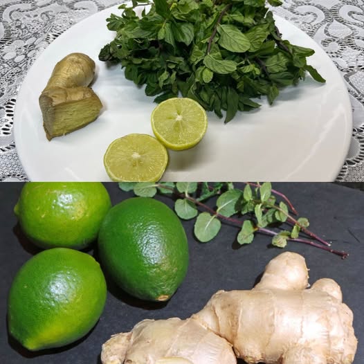 Mint, Lemon & Ginger Juice: A Refreshing and Detoxifying Drink