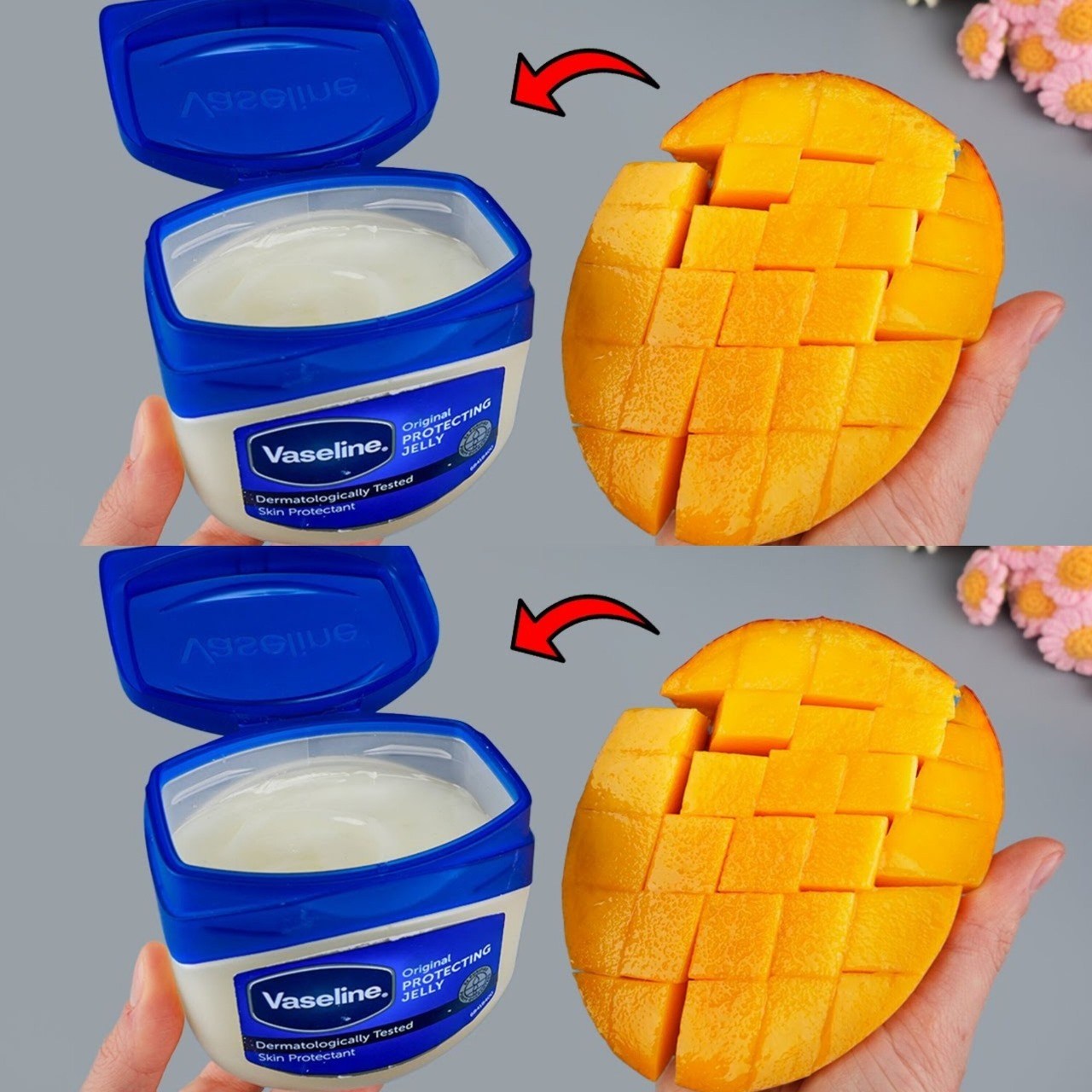 Mix Vaseline with Mango and you will be shocked