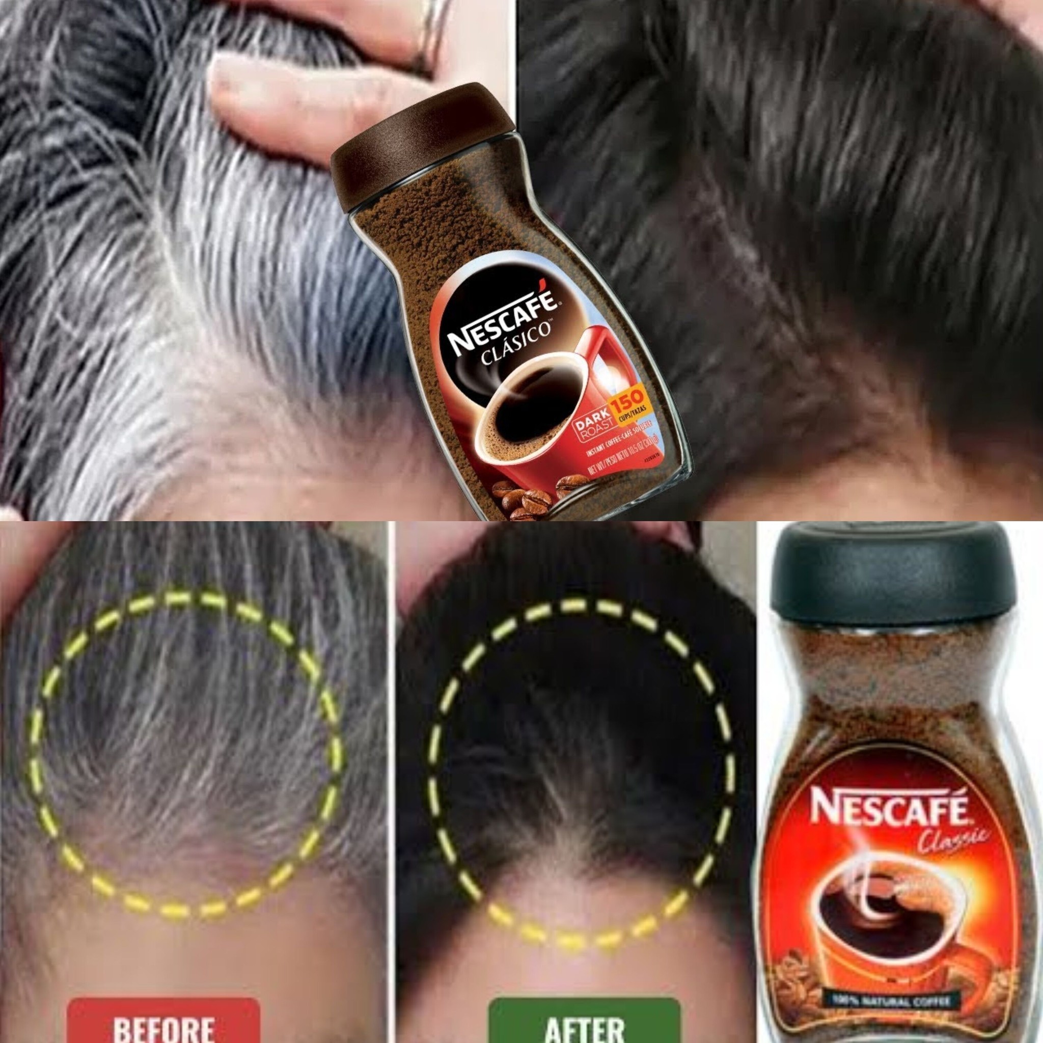 Turn White Hair to Black Permanently in 30 Minutes Naturally – Coffee Hair Dye