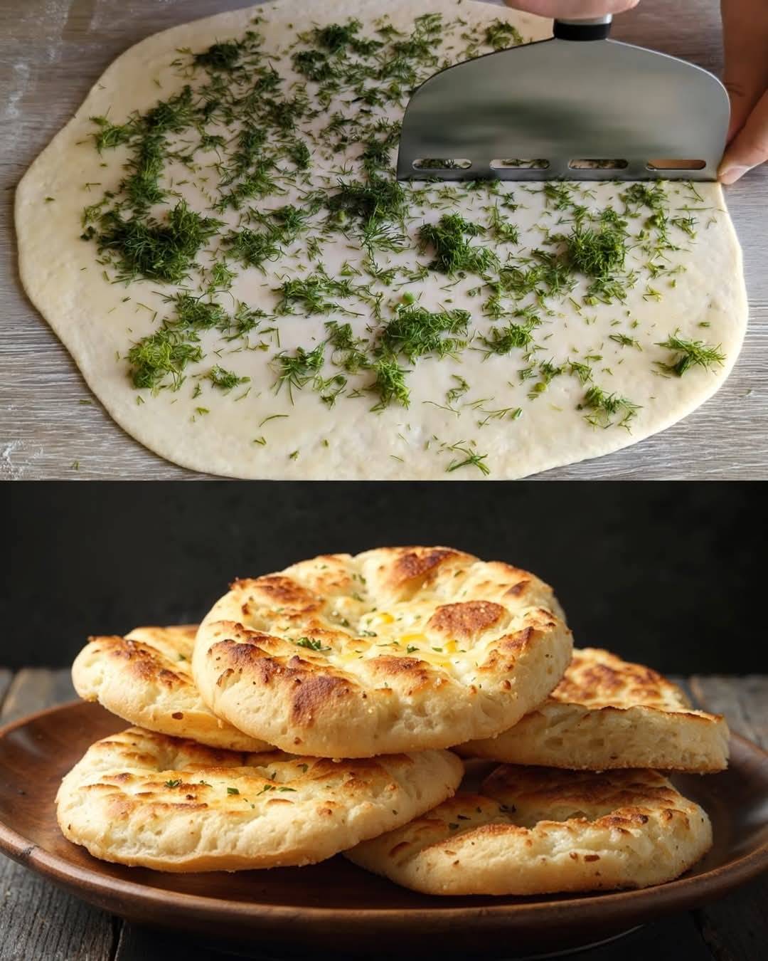 soft and fluffy flatbreads