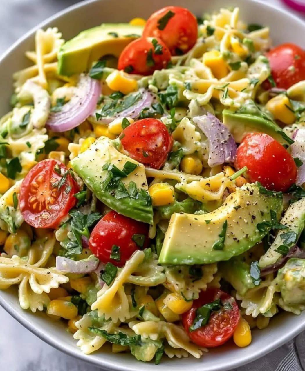 Avocado Pasta Salad