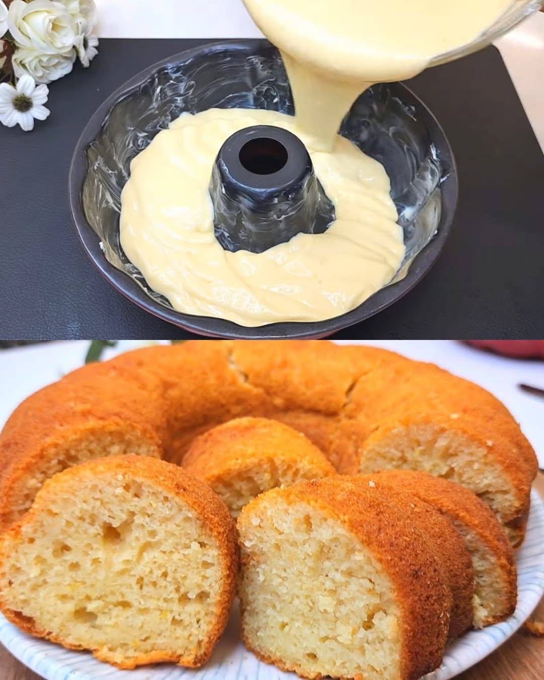 Fluffy Lemon Yogurt Cake