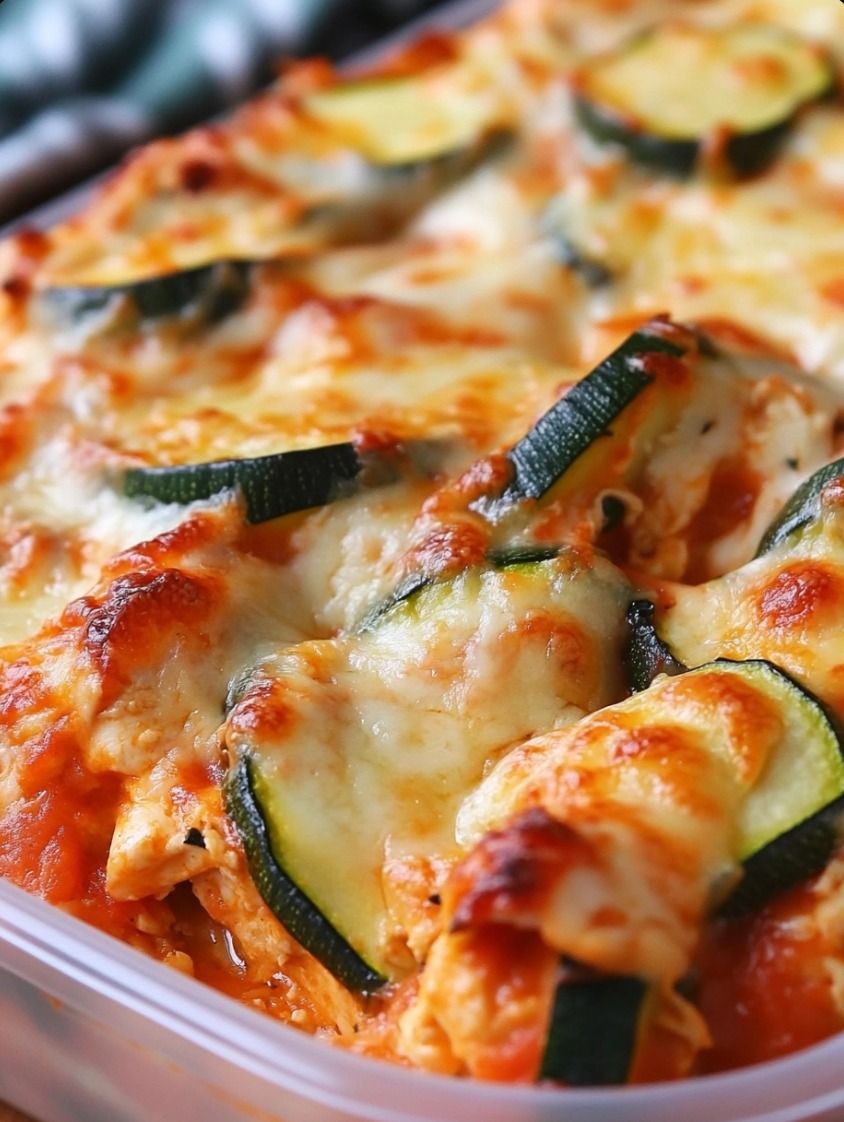 Cheesy Zucchini Lasagna Bake