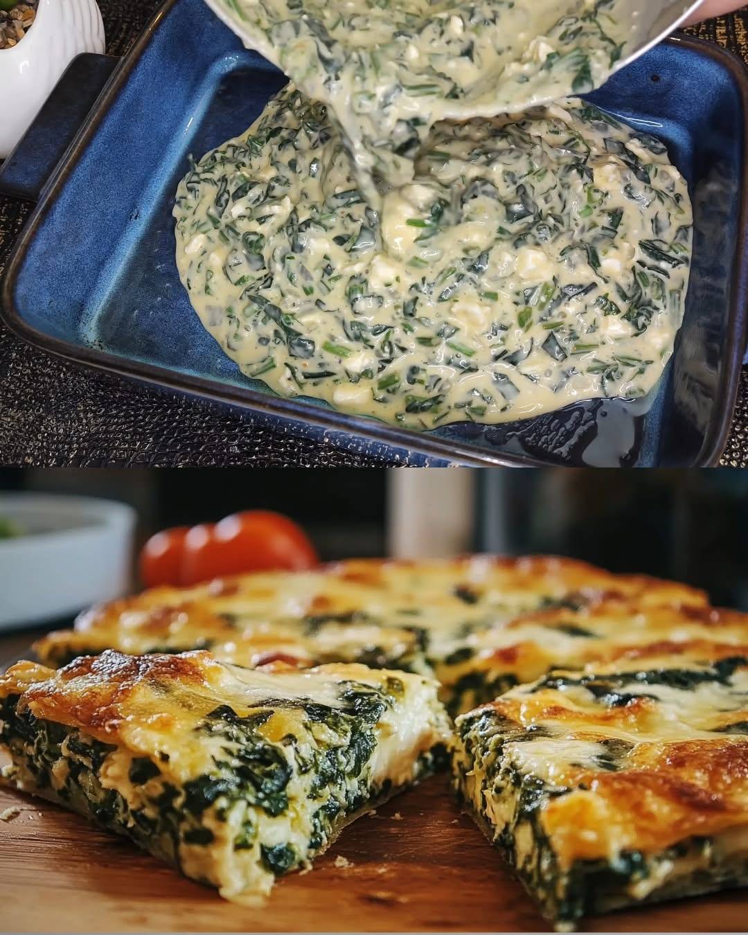 Spinach Cheese Feta Quiche – A Savory Mediterranean Delight