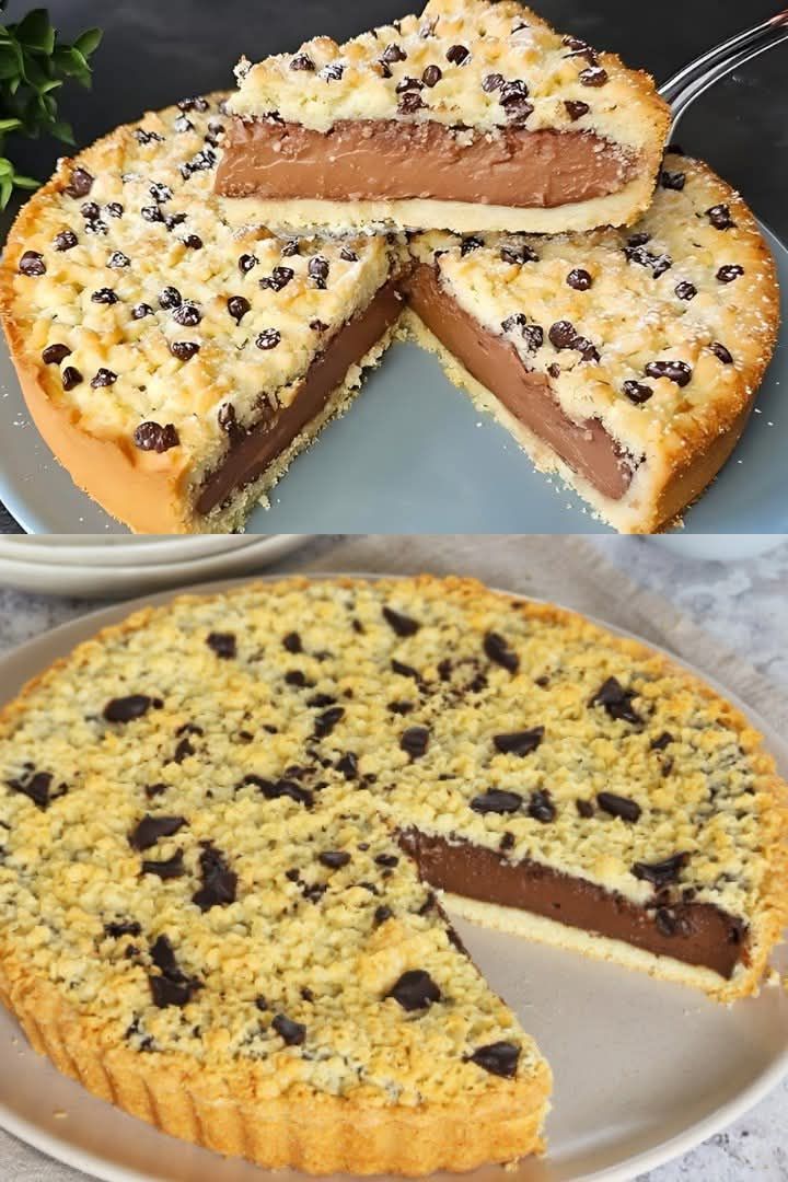 Super Soft Chocolate Crumble Tart