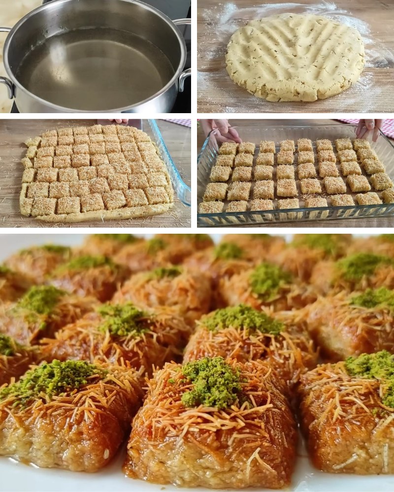 Baklava Flavored Dessert Recipe with Kiyir Kiyir Syrup