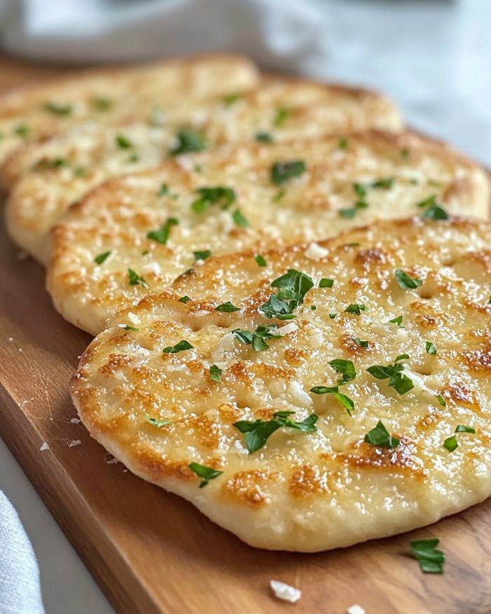 Garlic Parmesan Flatbread