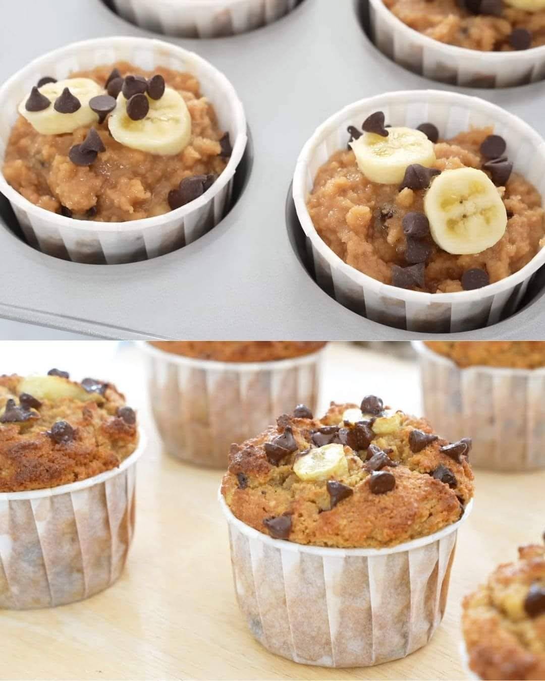 Banana Chocolate Chip Muffins