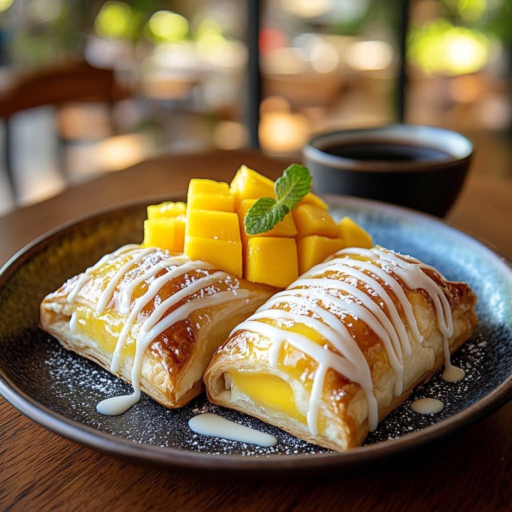 Mango Puff Pastry Delight Recipe