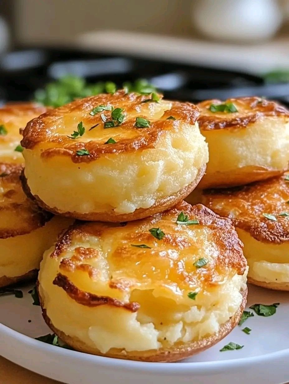 Cheesy Mashed Potato Puffs