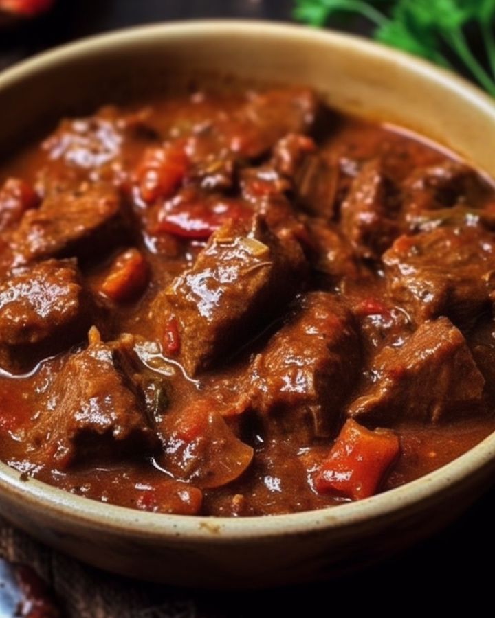 Slow Cooker Thick & Chunky Beef Stew: