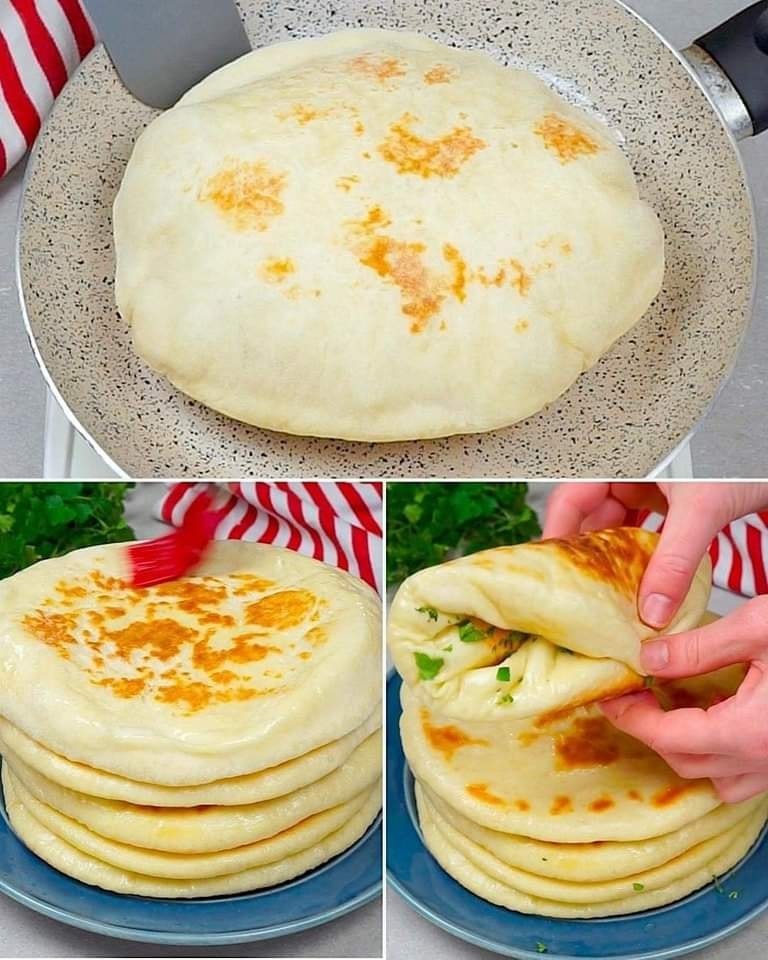 Homemade Flatbreads with Parsley and Chili Flakes