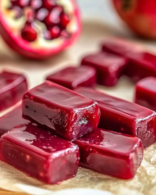 Pomegranate Caramels