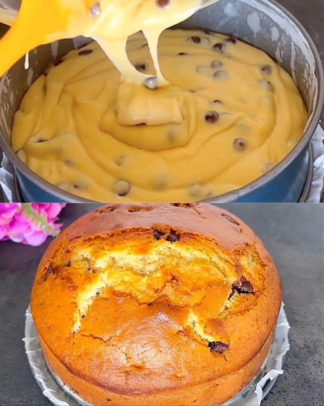 Chocolate Chip Yogurt Cake Recipe