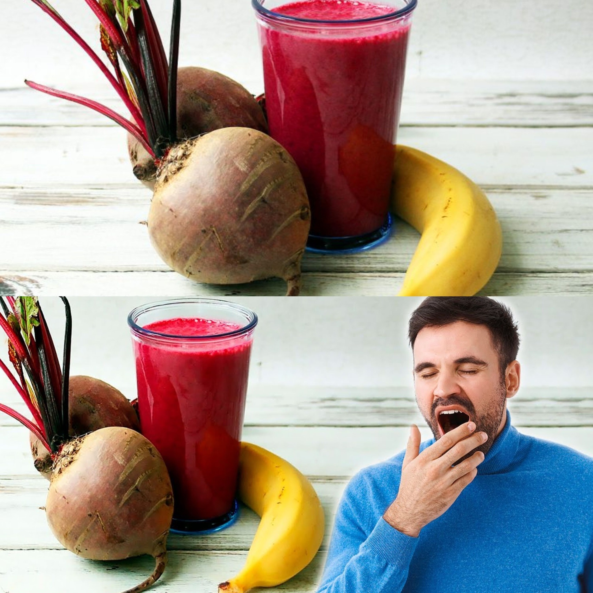 Banana & Beet Smoothie to Treat Fatigue, Tiredness, and Anemia Naturally