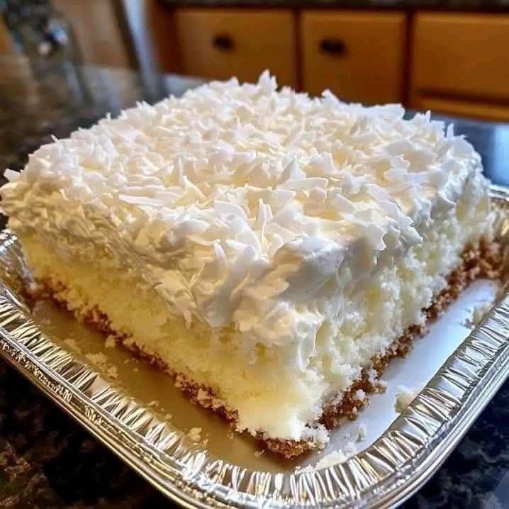 Amazing Delicious Creamy Coconut Cake