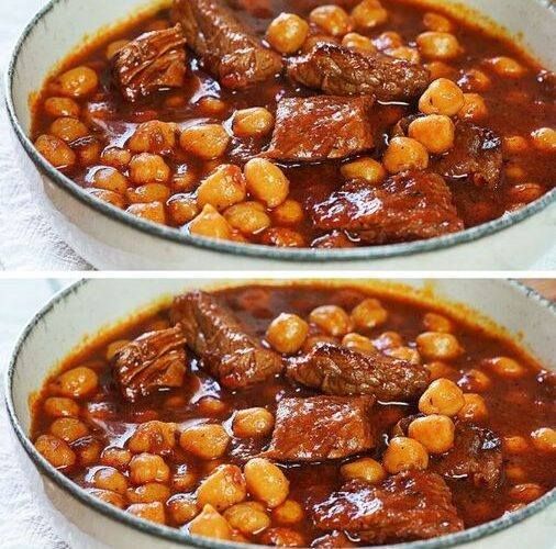 Delicious Turkish chickpeas! A meal that nourishes the body and soul, and goes a long way