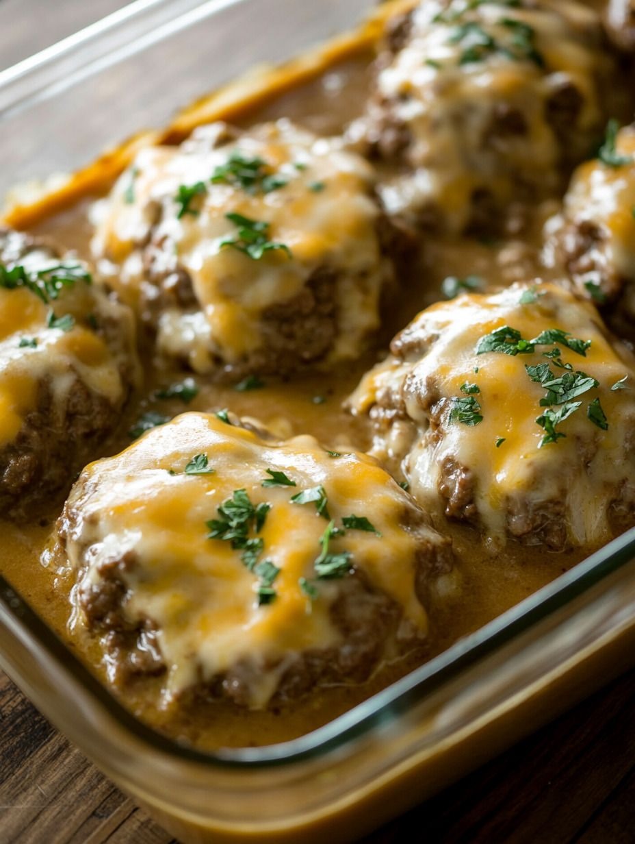 Amish Hamburger Steak Bake