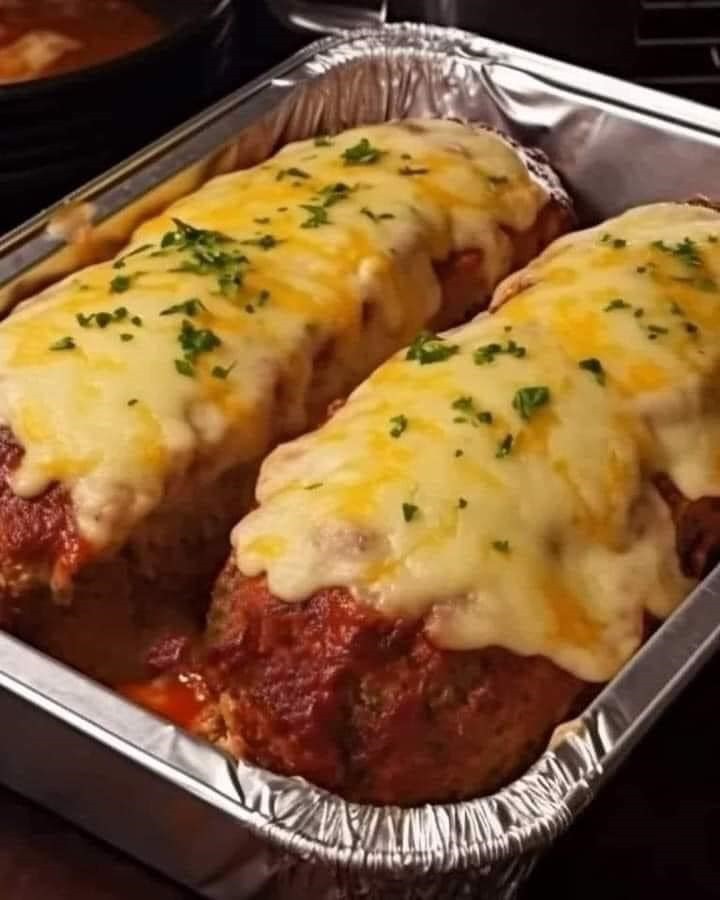 Meatloaf with Mashed Potatoes and Cheese