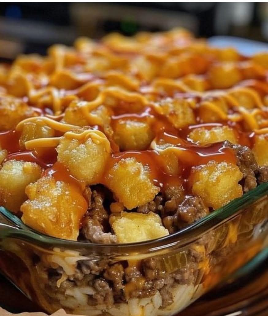 Big Mac Tater Tot Casserole Recipe
